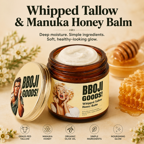 Whipped Tallow & Manuka Honey Balm