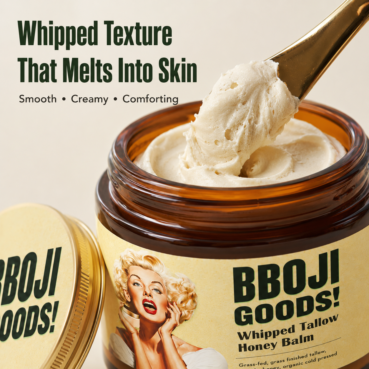 Whipped Tallow & Manuka Honey Balm