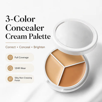 3-Color Concealer Cream Palette