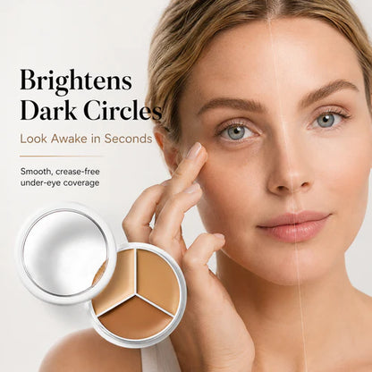 3-Color Concealer Cream Palette