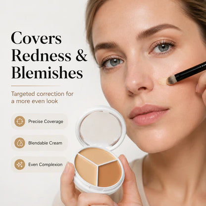 3-Color Concealer Cream Palette