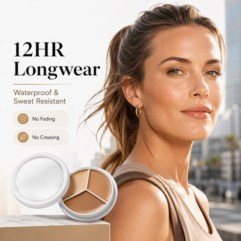 3-Color Concealer Cream Palette